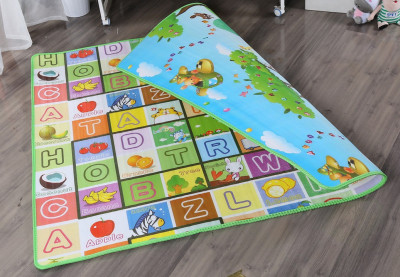 8mm thick 200by180cm double-sided environment-friendly children's and baby pads climbing mat sand beach mat