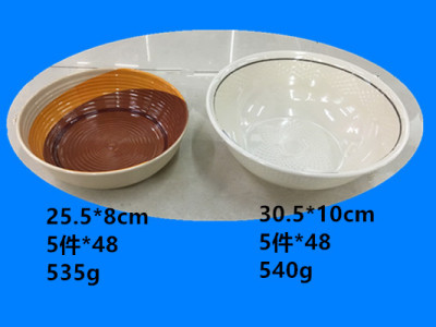 Melamine tableware Melamine inventory spot Melamine bowl runaround booth hot style can be sold by ton