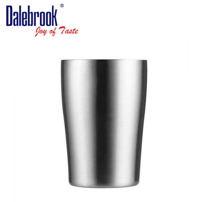 Dalebrook stainless steel double starbucks cup, drinking set, beer glass, wine holder