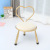 Dresser stool contracted contemporary Nordic nail stool coffee leisure chair iron art makeup stool