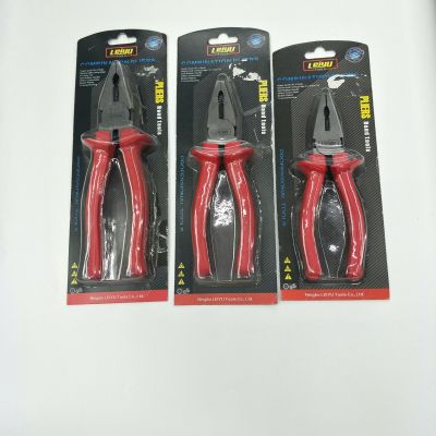 Item 6 \"8\\\" wire pliers hardware tools PVC handle household pliers