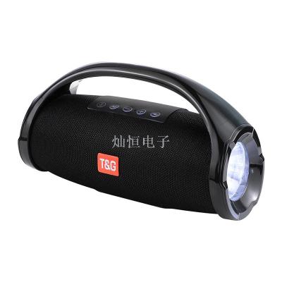 TG136 bluetooth speaker radio card speaker holder small ares LED flashlight bluetooth speaker