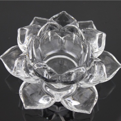 Buddha supplies wholesale butter lamp holder lotus butter lamp holder seven star lotus lamp crystal for Buddha lotus candlestick