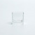 6x6 Square Candlestick Square Glass Cup Transparent Glass Candlestick Glass Square VAT Candle Container Small Wax Cup