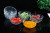 Factory Wholesale Crystal Bowl Salad Glass Bowl Set Brick Diamond Bowl 2-Piece Set like Activity Promotional Novelties