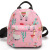 Unicorns, flamingos and cactus are popular designs for women's backpacks