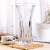 European-Style 30 Transparent Crystal Glass Vase 30cm High Living Room Decoration Hydroponic Flower Pot Pressed