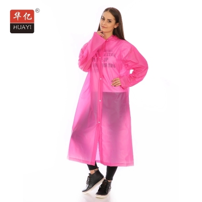 815-2 thickened adult non-disposable PVC fashion raincoat travel lightweight outdoor mountaineering raincoat