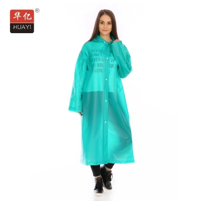 815-3 manufacturers direct thickening adult non-disposable raincoat PVC long travel outdoor lightweight poncho