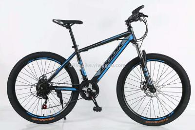 Bicycle 26 inches 21 speed high carbon steel frame frame wheel mountain bike factory direct sales