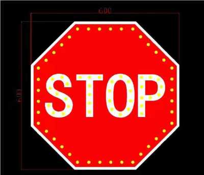 LED traffic sign