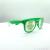 Eyelet printed eyeglasses clover celebrates Irish saint Patrick's day eyeglasses