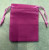 7*9 purple flannelette bag, various colors available in stock, bundle pocket, gift bag, cotton bag gunny bag