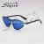 New fashion round face uv protection thin big face fashion sunglasses 5106