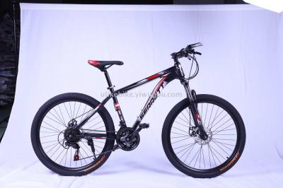 Bicycle 26 inches 21 speed high carbon steel frame wheel high mountain bike factory direct sales