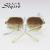 The new fashionable and comfortable progressive color sunglasses show thin and large frame sunglasses 5102A