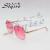 New jelly pink sunglasses personality street photo versatile sunglasses 5113A