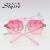 New jelly pink sunglasses personality street photo versatile sunglasses 5113A