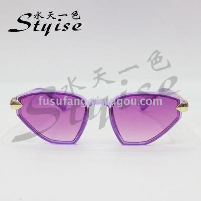Fashion trend jelly sunglasses personality small frame sunglasses 5106A