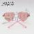 New fashionable jelly colored sunglasses lovely peach heart sunglasses 5110A