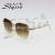 The new fashionable and comfortable sunglasses show thin and large frame sunglasses 5101A