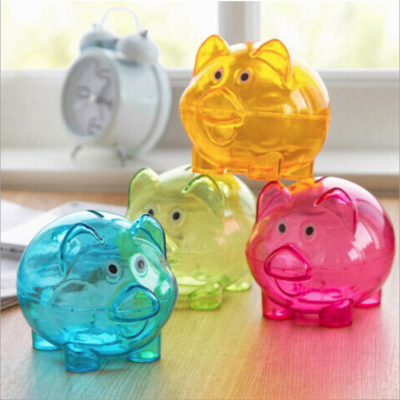 Large Color Pig Savings Bank Animal Year of Pig Money Box Candy Color Children Coin Bank