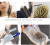Exclusive creative comb cleaning net air bag combing hair cleaning piece comb protection net portable cleaning paper 50