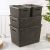 W16-2112 Medium Creative Children's Storage Box Plastic Storage Box with Lid Kitchen Storage Basket