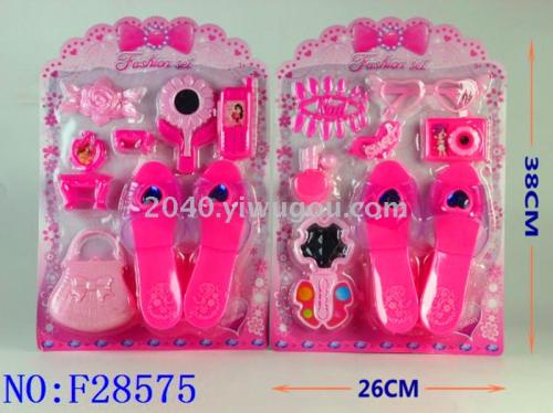 play house children‘s jewelry toys wholesale， girls‘ dressing toy set f28575