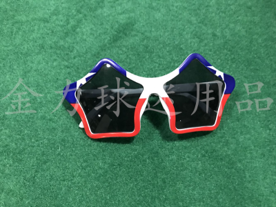 Chile five-pointed star shape glasses World Cup fans cheer glasses carnival glasses can be customized