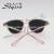 Stylish and comfortable jelly-colored mercurial piece sunglasses personality sunglasses 5118A
