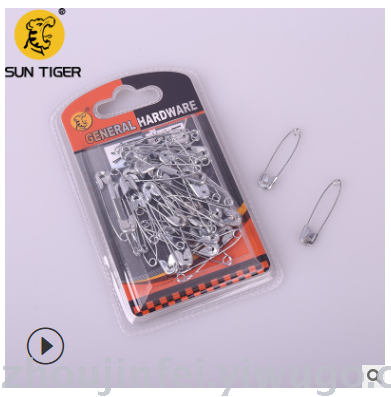 The Pin set manufacturer wholesale commonly, informs the metal Pin piercing the tag Pin silver safety Pin customized