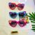 Lovely baby sunglasses heart peach strawberry sunglasses for children sunshade mirror