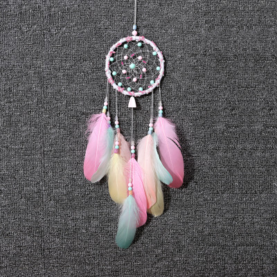 Girl's Heart Dream Catcher Ornaments Handmade Wind Chimes Small Fresh Pendant Room Decoration