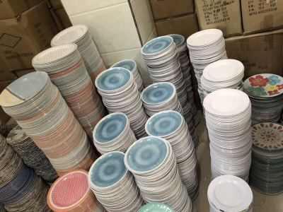 Melamine tableware Melamine inventory spot low price processing style multiple price concessions can be sold by the ton