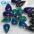 Oval egg-shaped clawless glue stone hand sewing on the four-hole claw drill hand-nailing bead button garment 