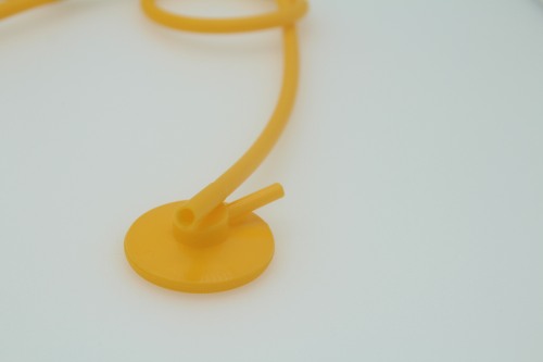 MK01-103 Yellow Plastic Single Head Stethoscope Medical Diagnostic Instrument Medical Instrument