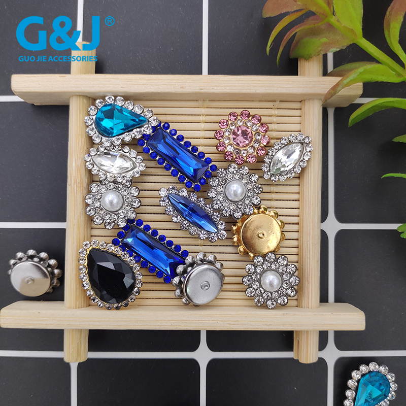 无爪不勾线水钻点钻双色太阳花手缝爪钻鞋面帽子服饰装饰饰品配件