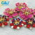 Multi - valve plastic drop metal flower hand sewing zou ju accessories winter fashion scarves and hats decorative flower 