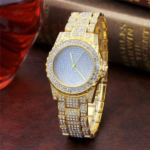 women‘s watch female starry steel belt fashion trend korean rhinestone casual temperament