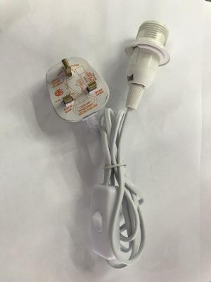 Lamp head wire with English 13A plug with switch can be customized