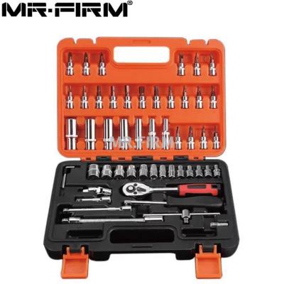 Manufacturer direct selling socket wrench 53 sets of tools for vehicle toolbox maintenance tools