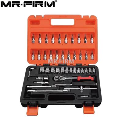 Manufacturer direct selling socket wrench 46 sets of tools for vehicle toolbox maintenance tools