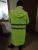 Lengthen increase labor protection car fluorescent green Oxford thin reflective long raincoat