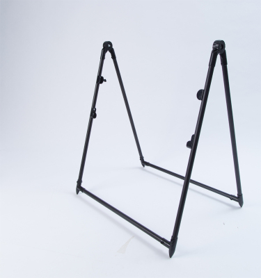 Special v-shaped iron support for fluorescent board. Four-leg blackboard support frame