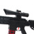 M8 3.5-10x40e red laser integrated red dot sight laser sight