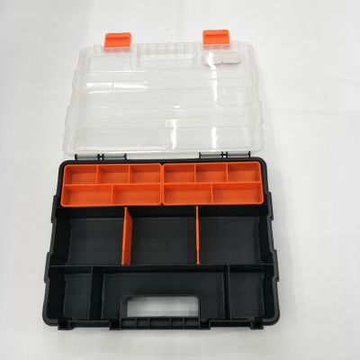 Plastic portable toolbox toolbox parts box tiny stowage box electronic components box compartments box materials box