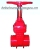 Rubber-seat trench gate valve with Open degree indication