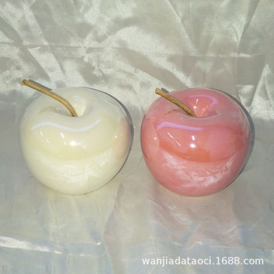 Dehua origin ceramic apple manufacturers direct ceramic apple wholesale ceramic pearl apple