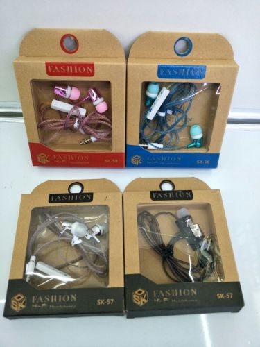 New Kraft Paper Packaging Three-in-One in-Ear Phone Headphones， Suoge Brand